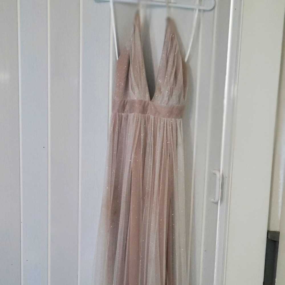 Beautiful long sparkly maxi dress